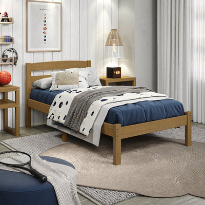 P'kolino Urban Oak Twin Bed - Natural Wood Construction - Sturdy and Safe - Eco-friendly - FCS certified wood from sustainably managed forests.