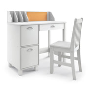 P'kolino Kids Desk and Chair - White