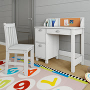 P'kolino Kids Desk and Chair - White