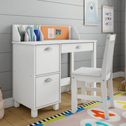 P'kolino Kids Desk and Chair - White